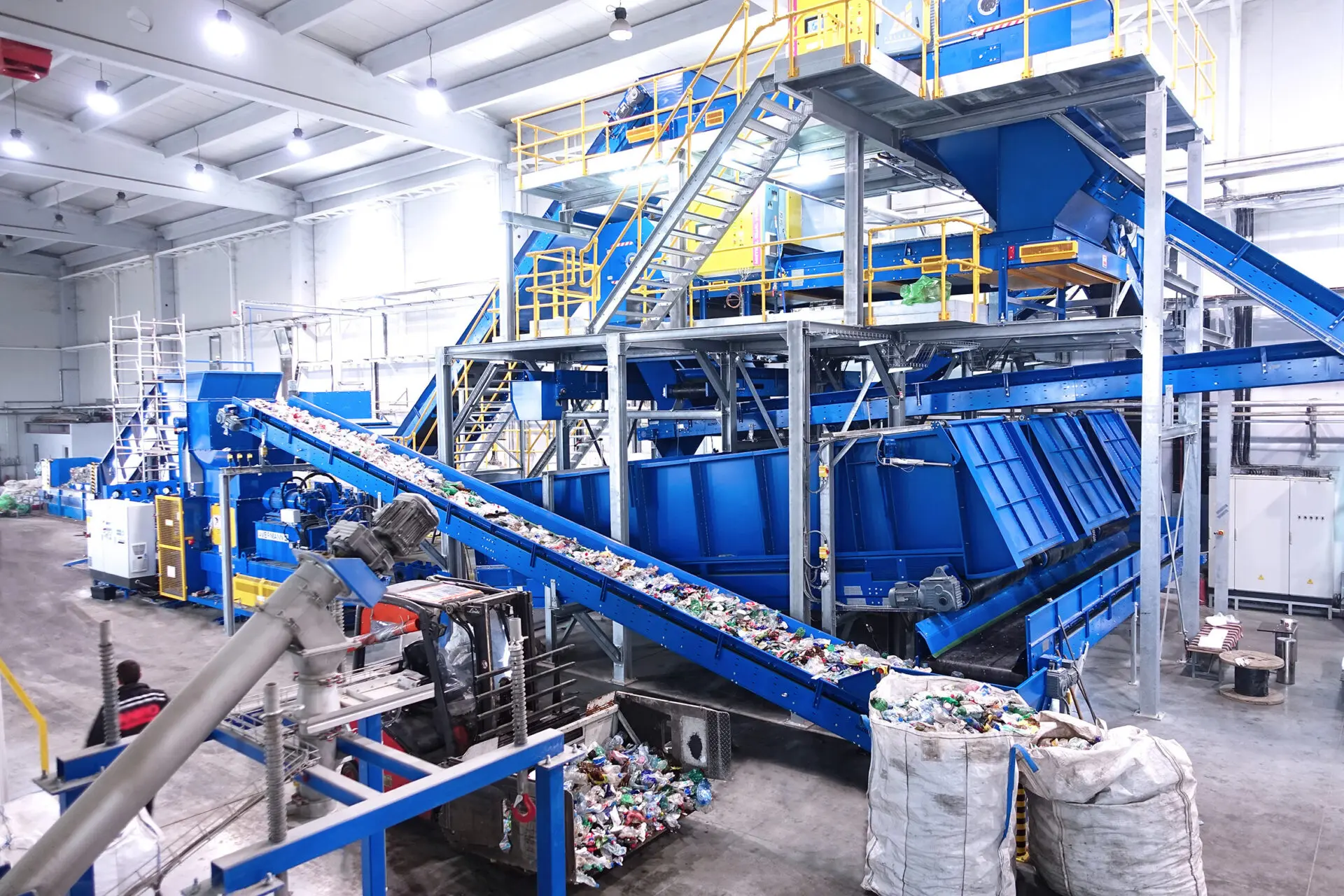 Industrial plastic recovery