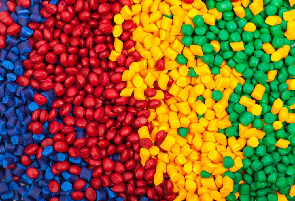 Recycled plastic pellet production
